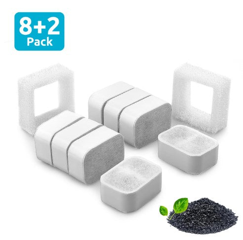 Ceramic Pet Water Dispenser with Activated Carbon Filter