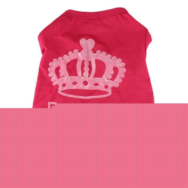 Pet Clothing for Small Dogs - Summer Vest with Crown