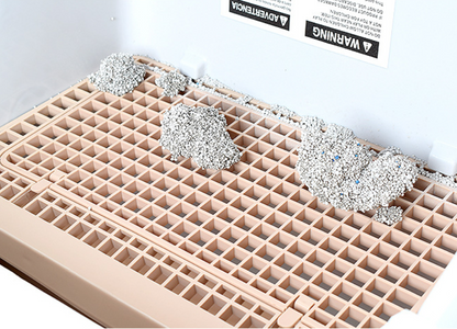 Large Semi-Automatic Cat Litter Box for Pets