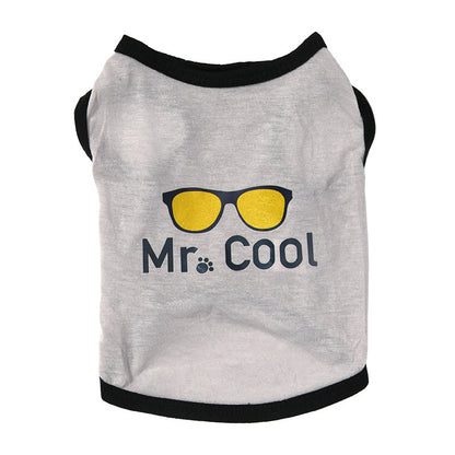 Pet Clothing for Dogs and Cats - Flashy Vest with Glasses