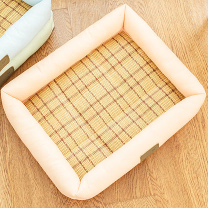 Removable Oxford Cloth Dog Bed with Cooling Mat