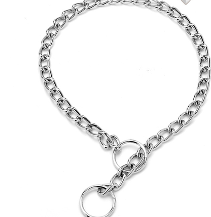 Stainless Steel Dog Collar for German Shepherd & Rottweiler