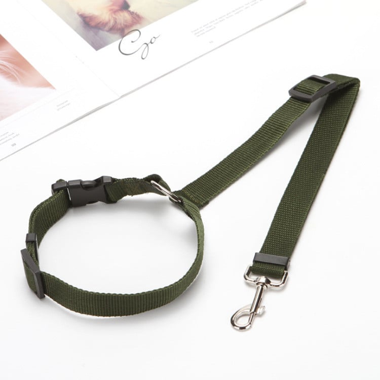 Car Backseat Pet Leash for Safety and Stability