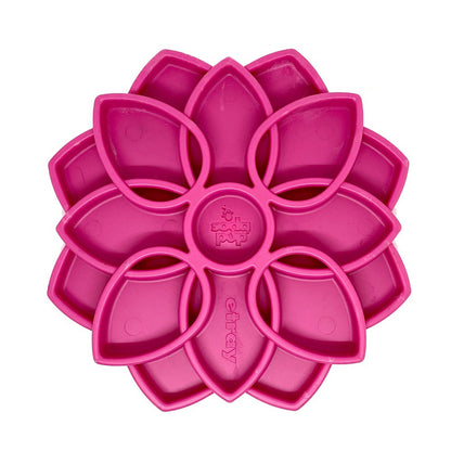 Interactive Slow Feeder Dog Bowl with Mandala Design