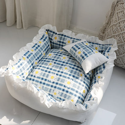 Super Comfy Princess Dog Bed Sofa for Small Pets
