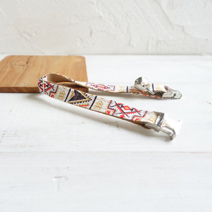 Adjustable Brown Ethnic Cat Collar by MUTTCO