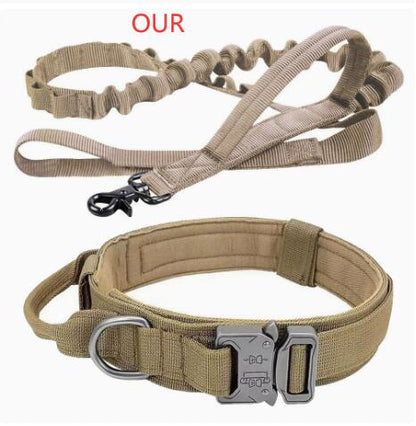 Tactical Nylon Dog Collar for Large Breeds