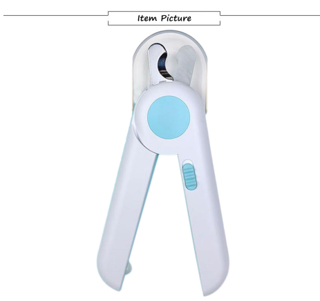 Cat and Dog Nail Clippers with LED Light
