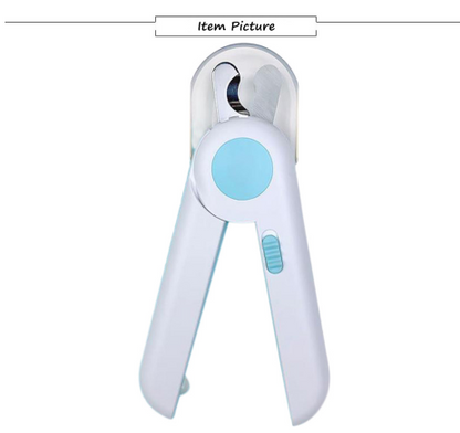 Cat and Dog Nail Clippers with LED Light
