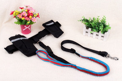 Multifunctional Nylon Stretch Dog Leash for Running