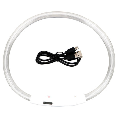USB Rechargeable Pet Luminous Collar with 3 Modes