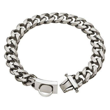 Stainless Steel Dog Leash and Collar for Medium/Large Dogs