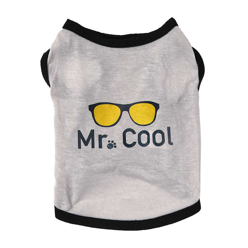 Pet Clothing for Dogs and Cats - Flashy Vest with Glasses