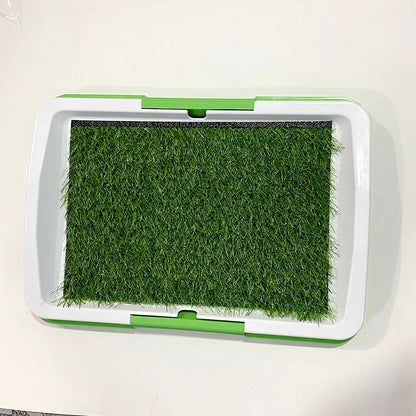 Flat Pet Toilet Dog Potty with Lawn Design