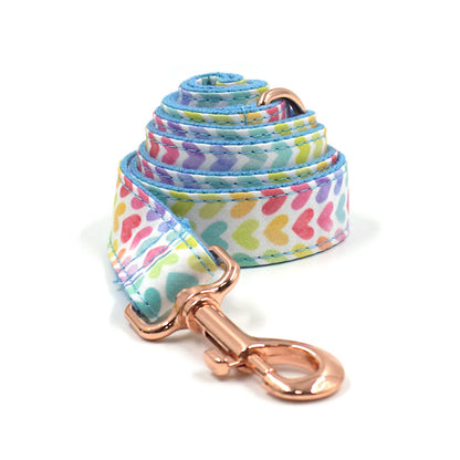 Pet Collar, Leash, Bow, and Trash Bag Set