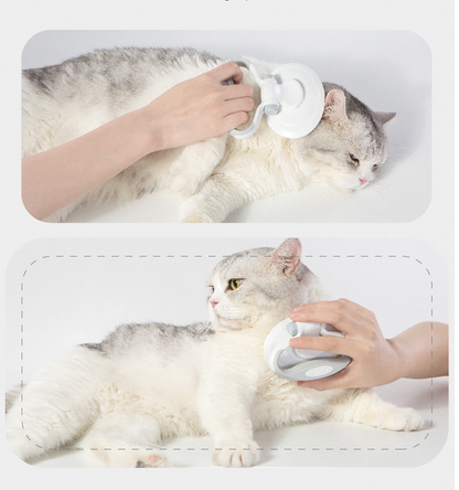 Self-Cleaning Steel Wire Brush for Pets (Dog Grooming Tool)