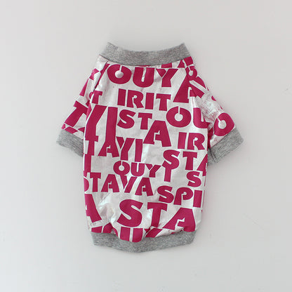 Dog Tide Brand T-shirt for Spring and Summer Fashion