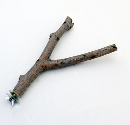 Parrot Stand Bar with Log Tree Branch Perch
