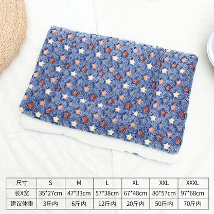 Universal Pet Bed Mat for Cats and Dogs - Thick Blanket