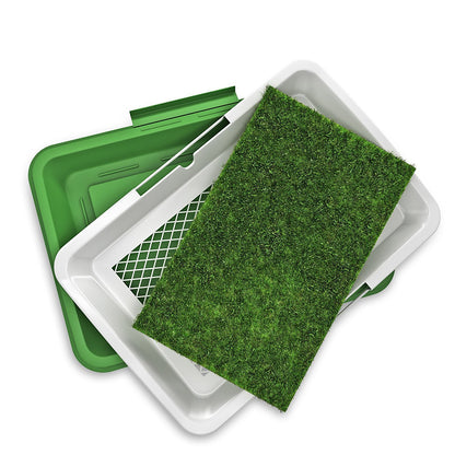 Flat Pet Toilet Dog Potty with Lawn Design