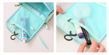 Large Capacity Waterproof Makeup Bag with Print