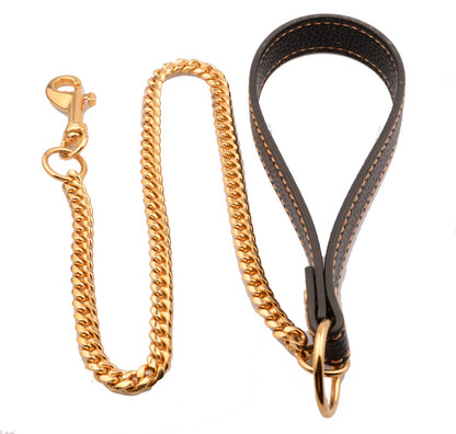 "Pet Dog Leash, Cuban Chain, Training Dog Leash"