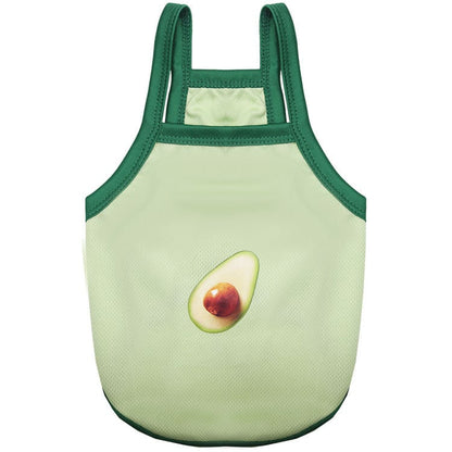 Breathable Mesh Camisole for Pets - Avocado Design