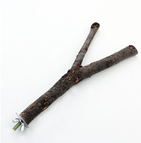 Parrot Stand Bar with Log Tree Branch Perch