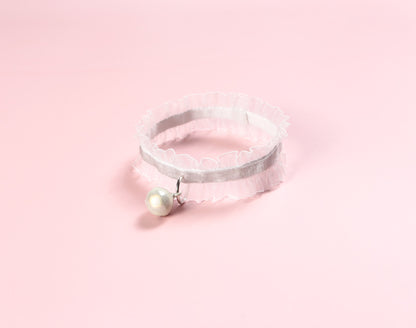 Velvet Lace Adjustable Pet Collar with Insect Repellent