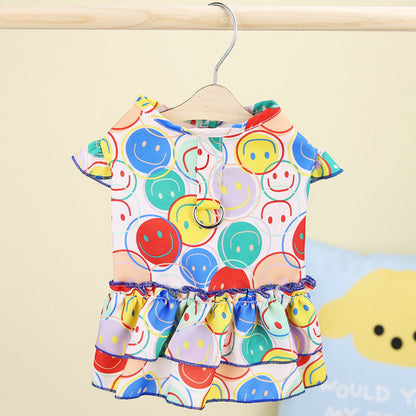 Teddy Bear Casual Style Skirt for Pets