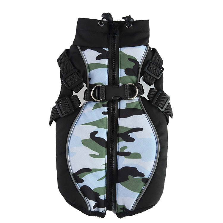 Winter Dog Cotton Padded Coat for Warmth