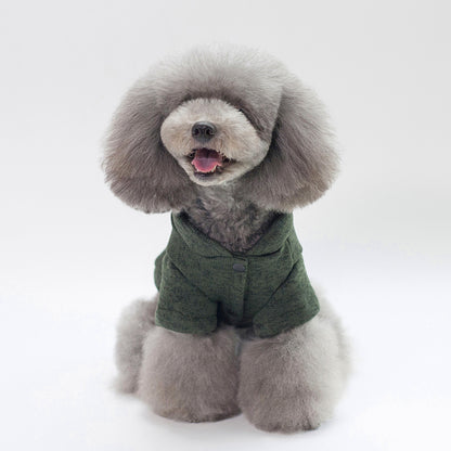 Fishbone Pattern Warm Sweater for Small Dogs
