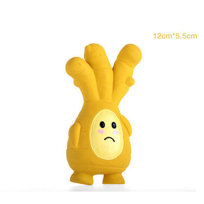 Ginger Garlic Dog Latex Sound Toy