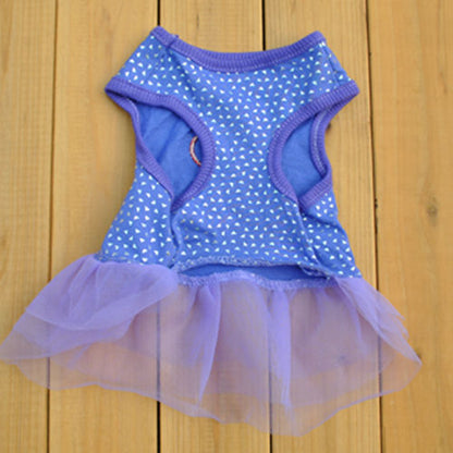 Embroidered Pet Dog Clothes and Skirts