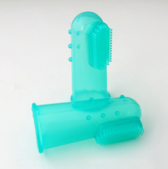 Silicone Finger Toothbrush for Pets - Safe and Non-Toxic