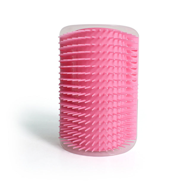 Cat Self Groomer Wall Corner Massage Comb with Catnip