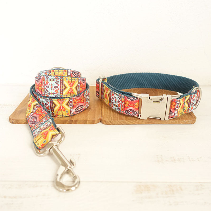 Dog Circle Pattern Pet Traction Suit